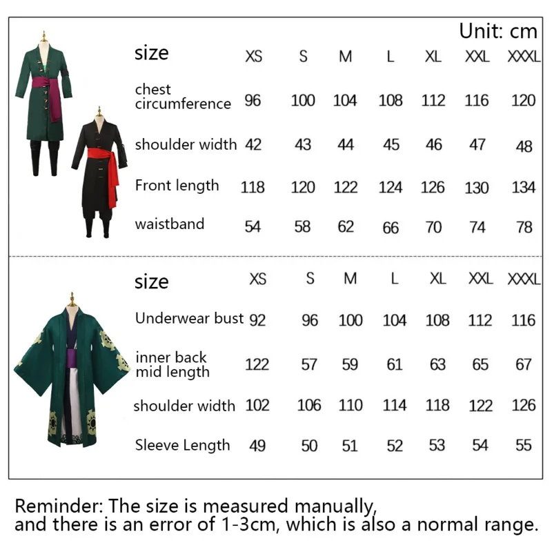 Новинка 2025, костюм Ророноа, аниме OP Зоро, комплект одежды, кимоно для взрослых и детей, Рождество, Хэллоуин, вечеринка, косплей P ☆ wrl ☆
