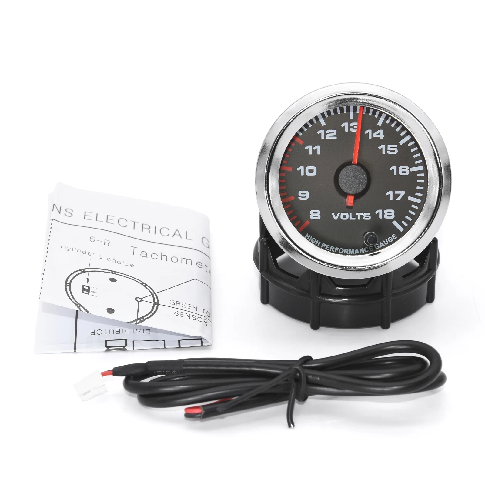 HD 7 Colors Oil Pressure Gauges Turbo Boost Gauge Oil Water Temperature Meter with Sensor for Car Racing Fuel Meter 52mm Auto