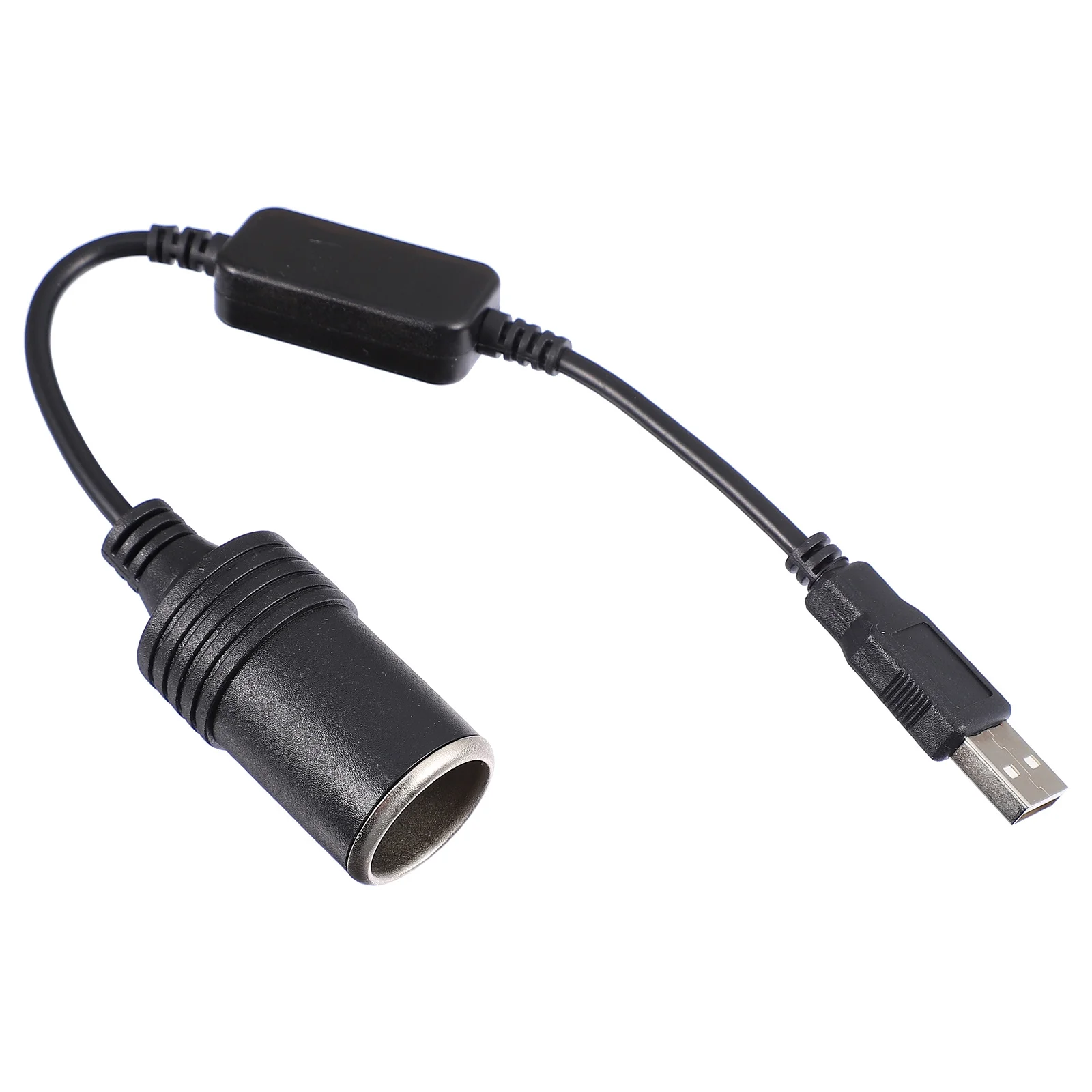 

5V USB to 12V Cigarette Lighter Socket Converter Cable Booster Female Power Inverter Car Adapter USB to Lighter Socket Cable