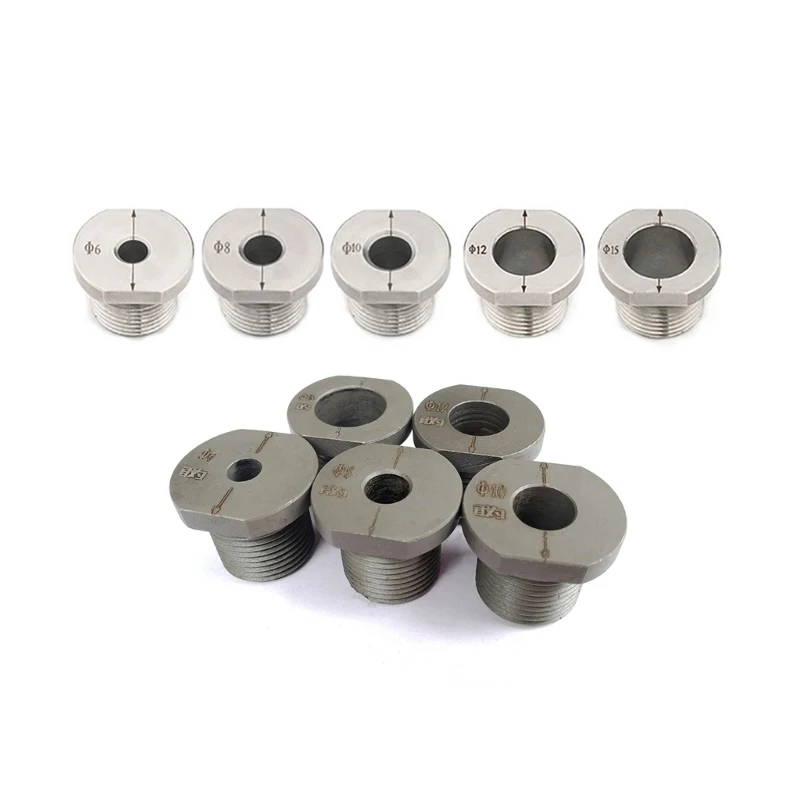 

Woodworking Hole Drilling Drill Chuck Adapter Sleeve Hole Puncher Adapter for Woodworking Hole Drilling 3-10mm 6-15mm