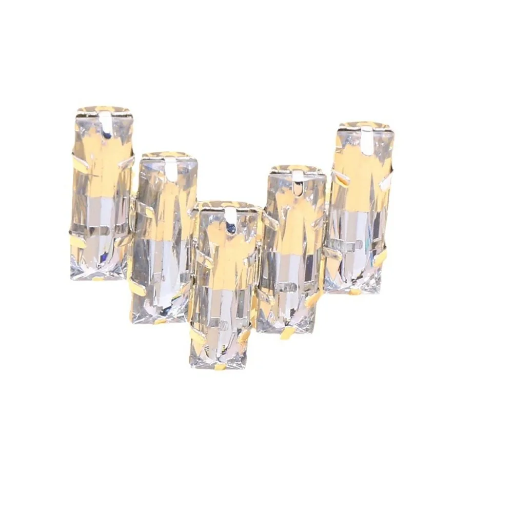 Fashion Rhinestone Square Open Rings Finger Decoration for Women Statement Adjustable Geometric Crystal Ring Party Jewelry Gift