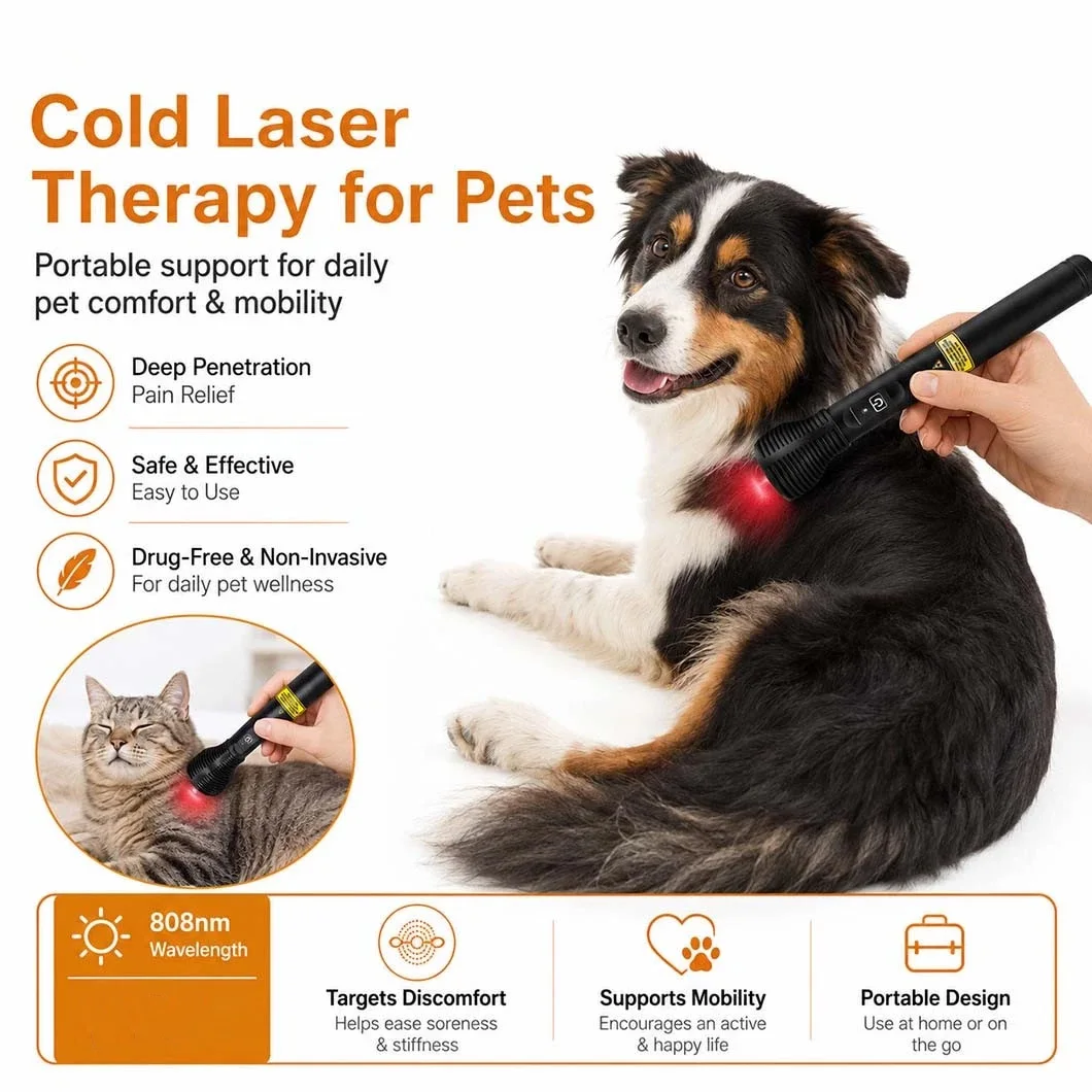 Frovab Portable LLLT Cold Laser Therapy Device Joint Muscle Pain Relief Red Light Physiotherapy Wound Healing Anti-Inflammation