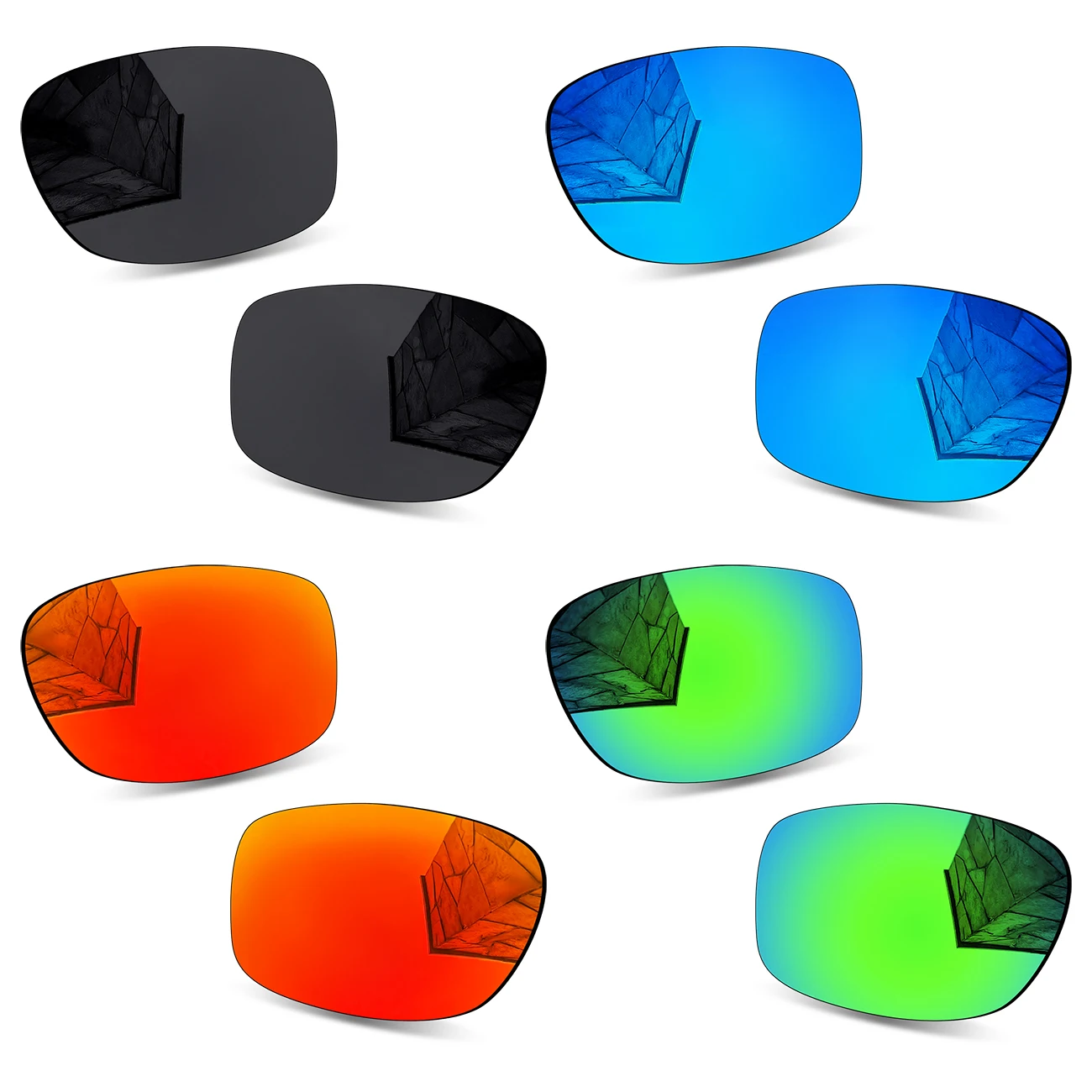 

Suitable for Oakley Fives Squared OO9238 54mm Sunglasses Replacement Lenses Compatible With Oakley Frame