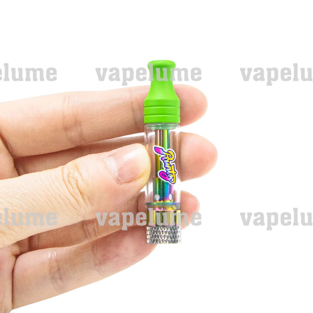 10pcs Empty Cartridge 510 Threaded Thick Oil Vaporizer Accessories Replacement Tank Display Box Sticker Plastic Pop Top Storage