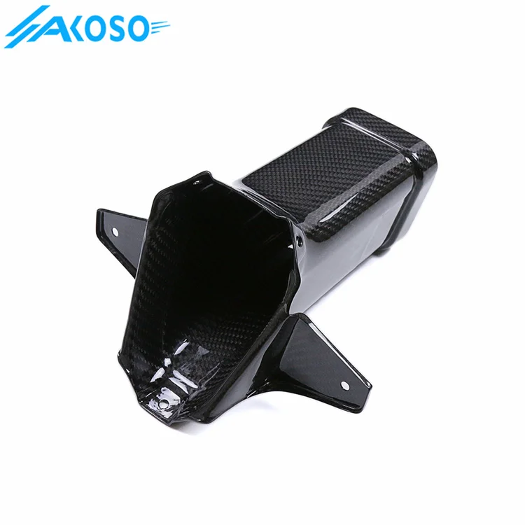 AKOSO M1000RR 3Kピュアドライカーボンファイバー製オートバイフロントエアインテークフェアリング（M1000RR K66 2023-2024用）