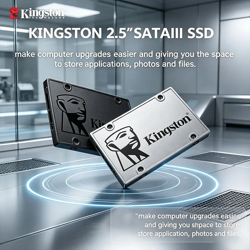Kingston SSD KC600 512GB 256GB 1TB 2TB A400 120GB 240GB 480GB 960GB SATA III 2.5 Internal Solid State Drive HDD Hard Disk HD SSD