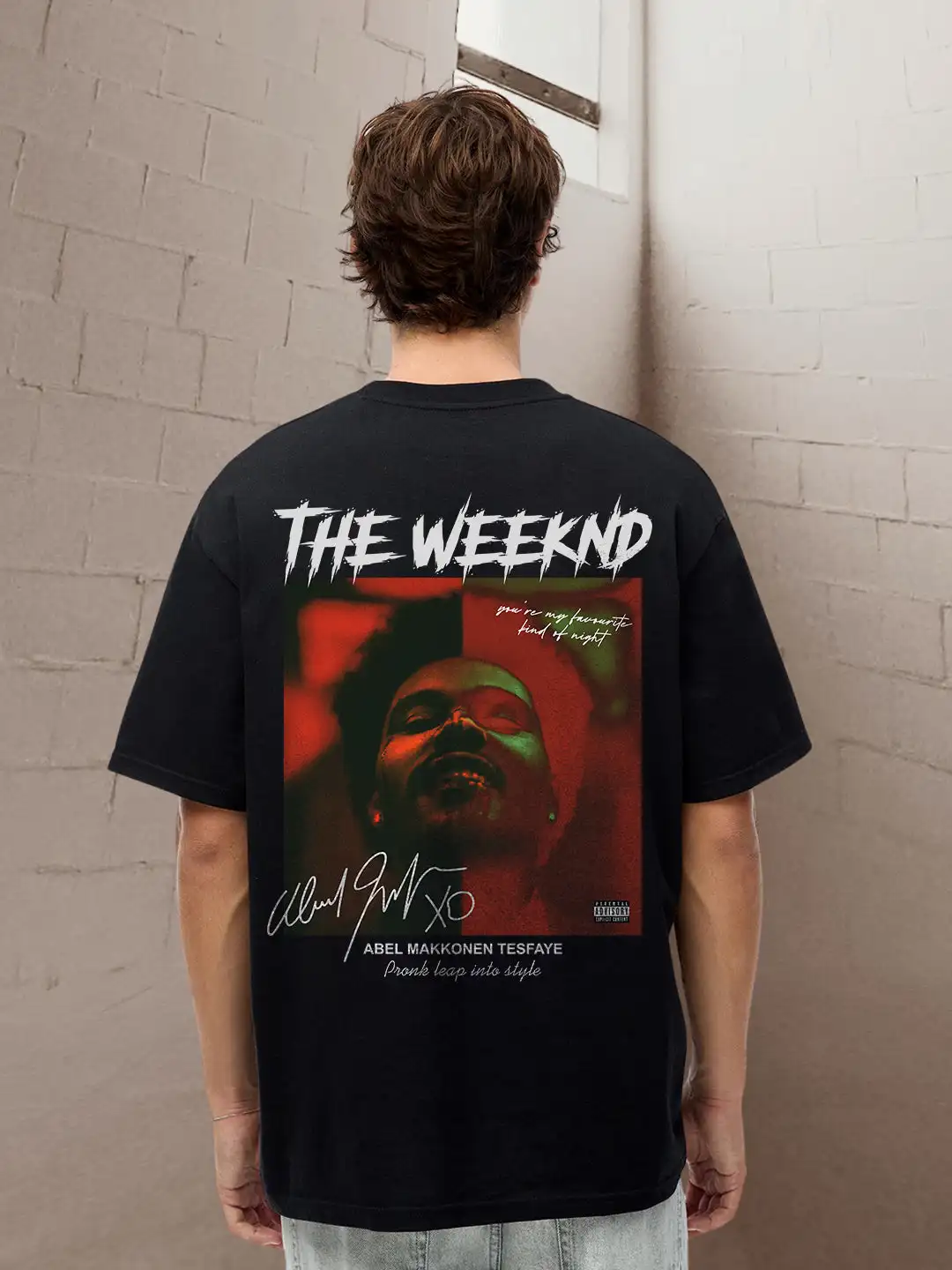 

American Rapper Singer T-shirt Men Women Street Hip Hop The Weeknd Graphic Oversized Y2k Short Sleeve Male Female Clothing Tees