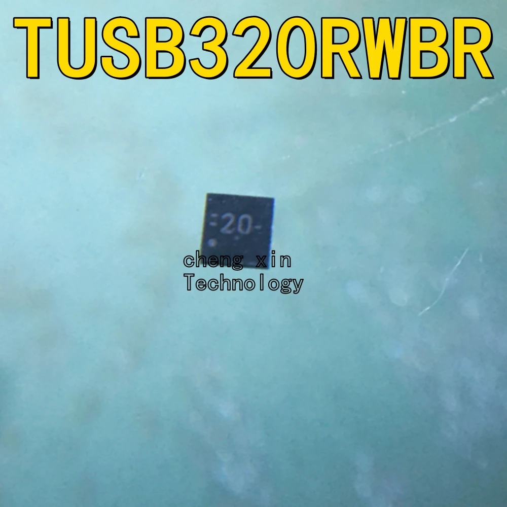 TUSB320RWBR 2PCS 10PCS 50PCS New and Original silkscreen:20 X2-QFN-12(1.6x1.6) USB chip TUSB320 TUSB320R