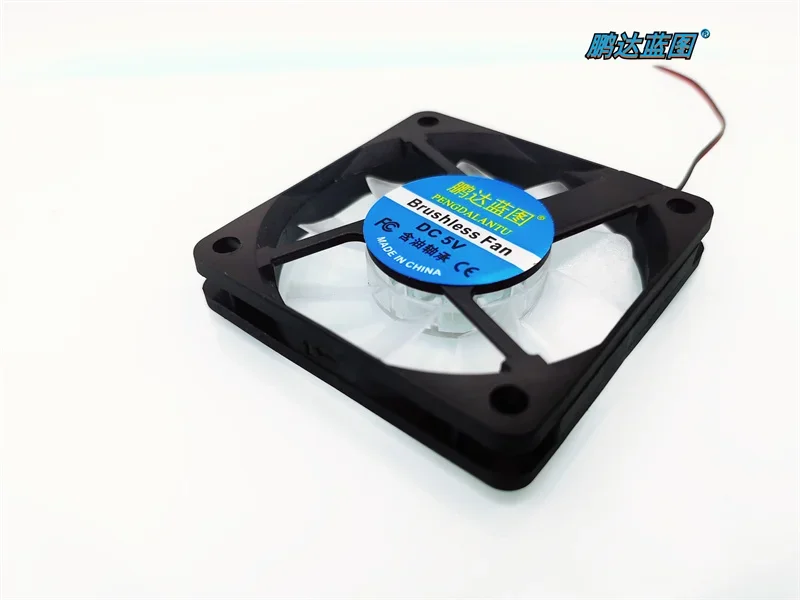 pa 60*60*10 مللي متر مخطط 6010 5 فولت 0.22a شفرات شفافة كتم 6 سنتيمتر 60*60*10 مللي متر مروحة التبريد #3