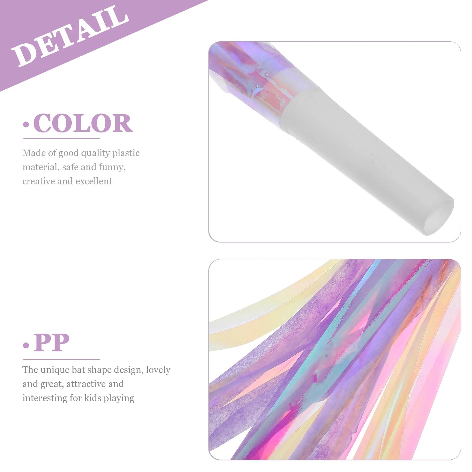 

24pcs Colorful Fringed Party Blowouts Noisemakers Birthday Event Noise Blowers Decorative Musical Whistle For Kids Sport