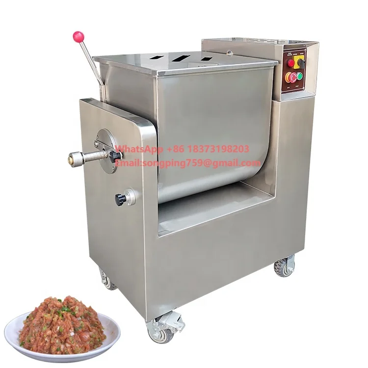

Stainless Steel Multi Functional Automatic Mixer Machine for Meat Vegetable Dumpling Baozi Stuffing Sausage Seasoning Blender