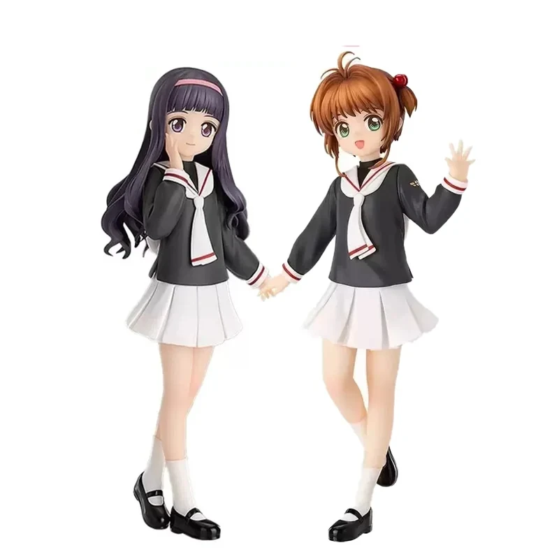 Original Pop Up Parade Cardcaptor Sakura Kinomoto Sakura Daidouji Tomoyo 16cm Anime Action Figures Model Collection Toy