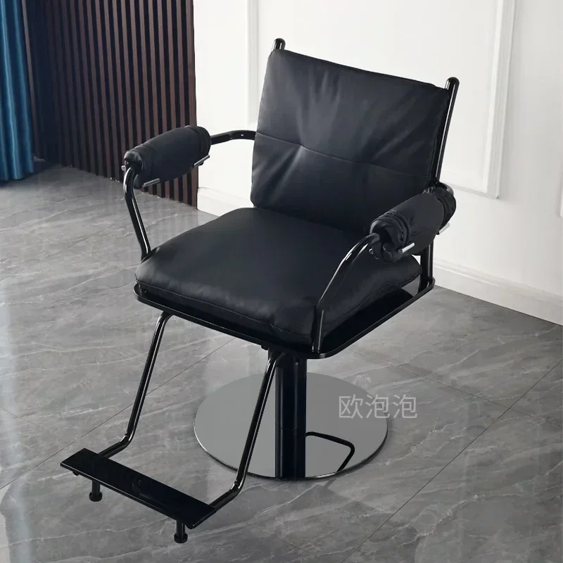 

Black Swivel Barber Chair Luxury Pedicure Professional Hairdressing Chair Styling Sillas Giratoria Barber Equipment Furniture