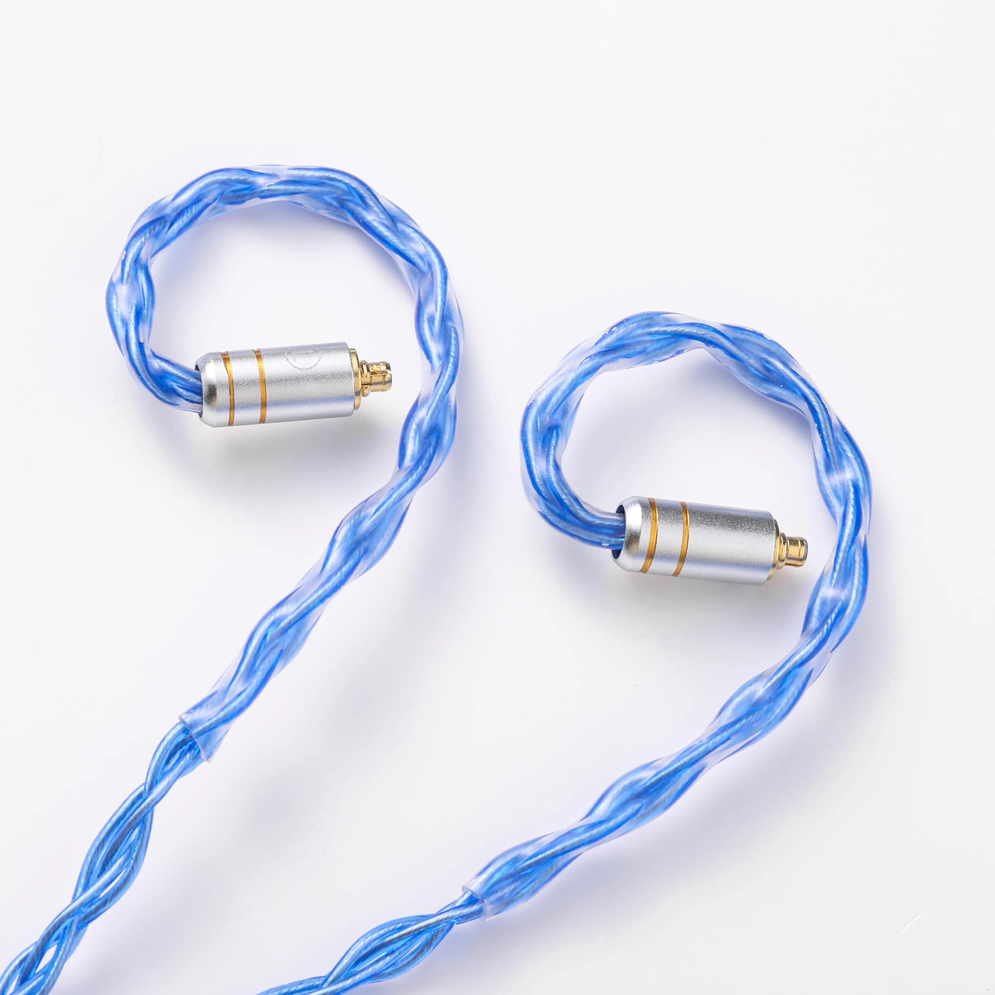 Blue oxygen free copper 23 core 8-core 4.4mm 3.5mm 2.5mm headset upgrade cable mmcx 0.78cm ie80 ie400