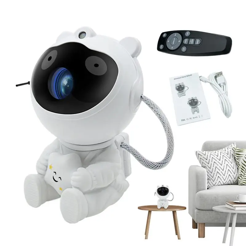 

Проектор астронавта Galaxy Light Space Star проектор с дистанционным управлением ночник реалистичный потолочный звездный светильник декор спальни