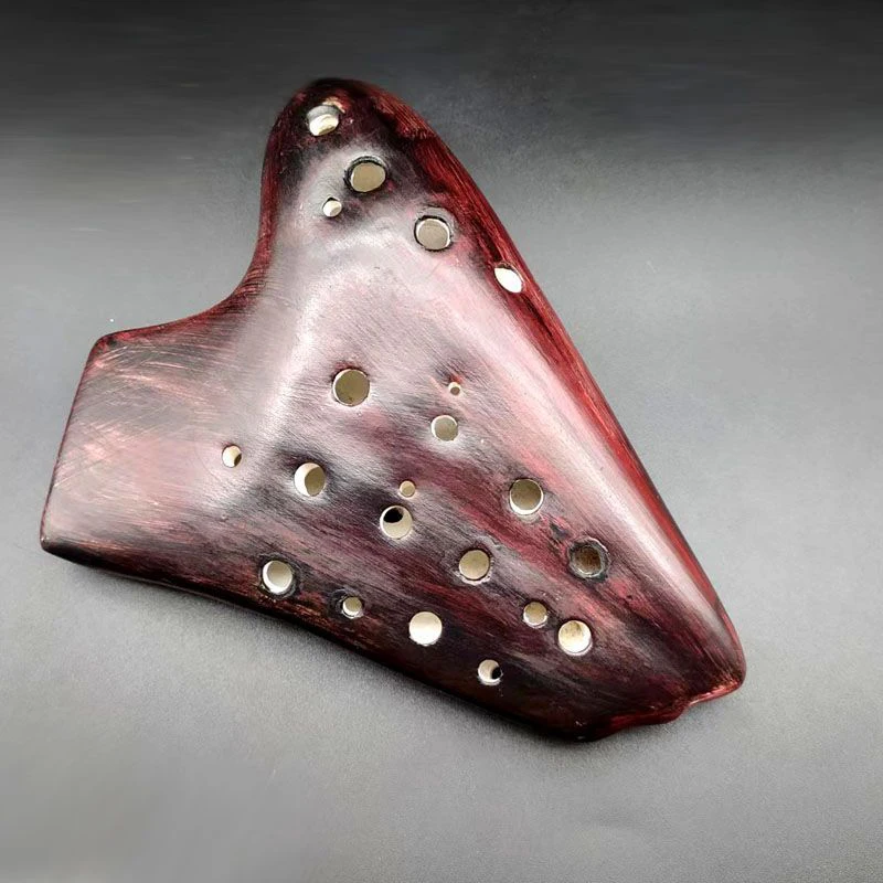 Rare Triple Alto Ocarina 16 Holes Ceramic Ocarinas Orff Professional Musical Insrument Accessories Party Wedding Elegance Gift