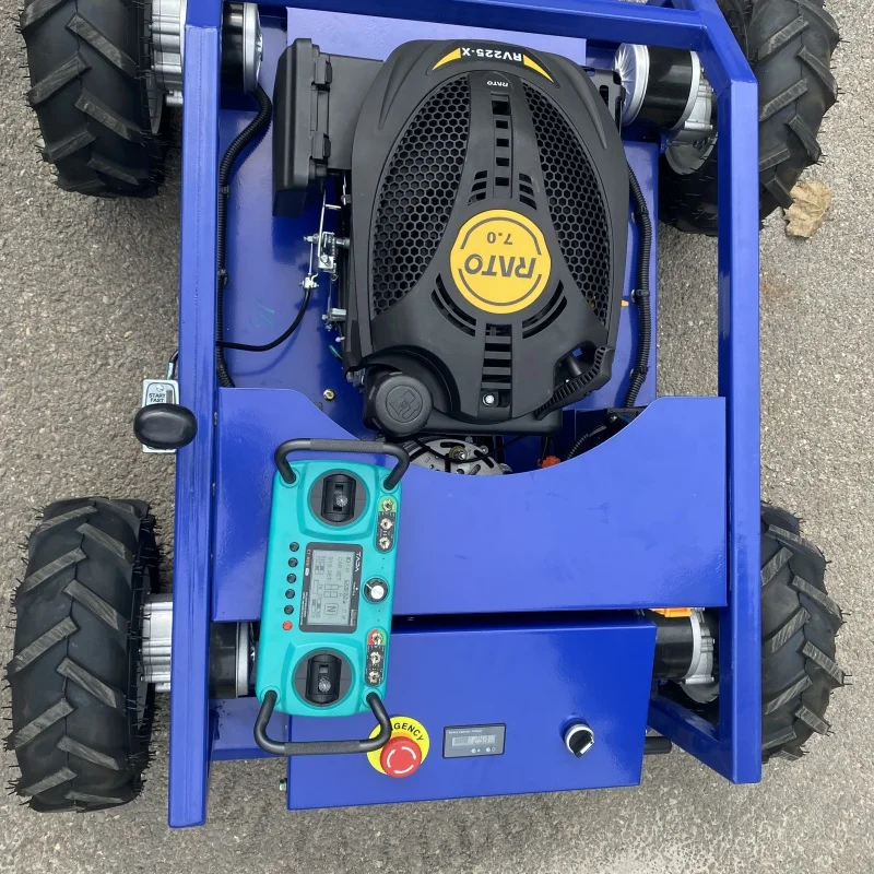Customized Factory Sales Flail diesel Reel  Atv Blade Smart Rotary Remote Control Wheeled Lawn Mower Slope Garden