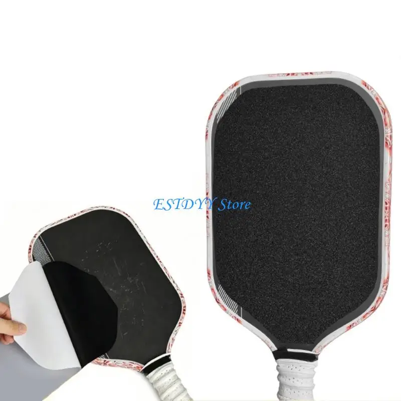 G6DE 2Pcs Pickleballs Racket Sticker Scratch-Proof Shock Absorption Paddles Head Tape For Comfortable And Secure Play