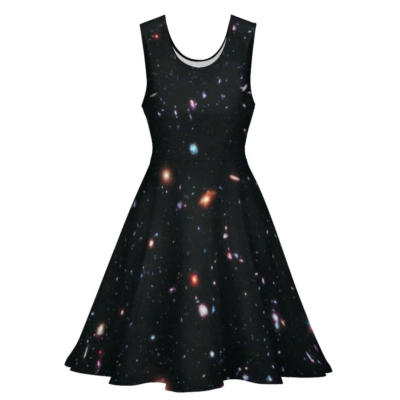 Hubble Extreme Deep Field Image of Outer Space Sleeveless Dress prom dress Long dresses sensual sexy dress for women