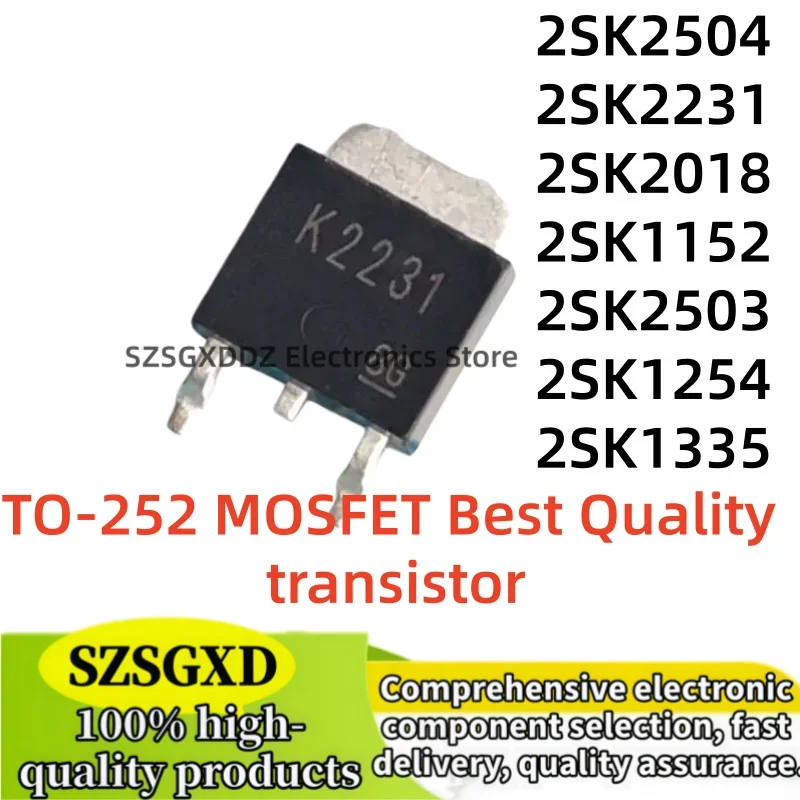 10-20Uds new K2504 K2231 K2018 K1152 K2503 K1254 K1335 2SK2504 2SK2231 2SK2018 2SK1152 2SK2503 2SK1254 2SK1335 TO-252 In Stock