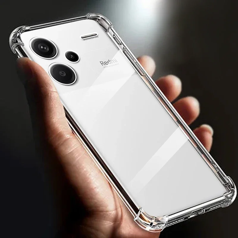 Airbag Shockproof Transparent Case For Xiaomi  Redmi Note 13 case pro plus 5g Silicone Full Cover note13 13pro back funda cases