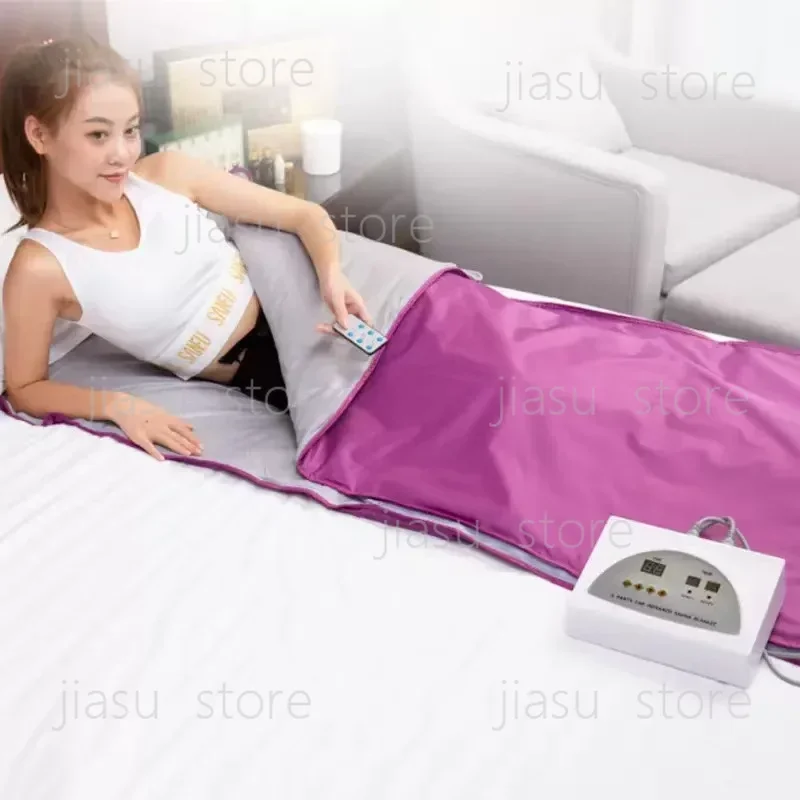 blanket for detoxification and moisture removal, portable sauna for home relaxation, adjustable temperature