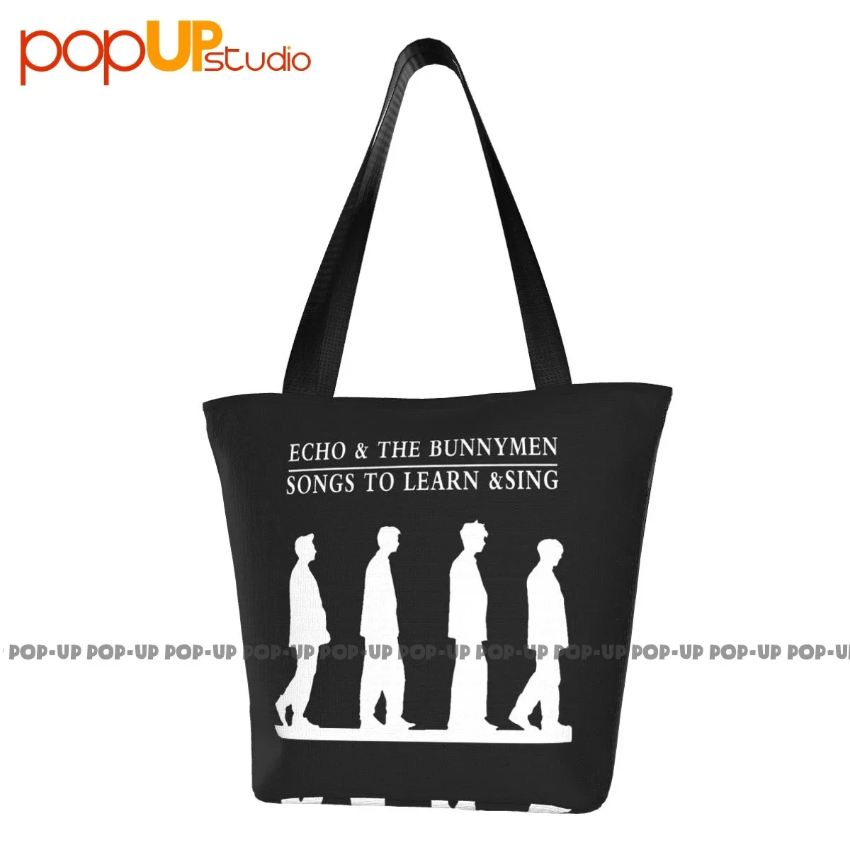 

Echo And The Bunnymen Black Herren Men, Мужская романтическая многоразовая сумка для покупок, сумка для хранения