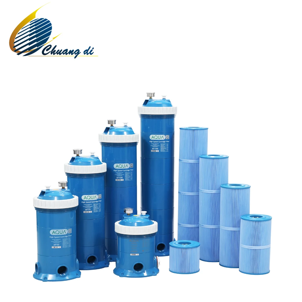 Swimming pool water plastic cartridge filter