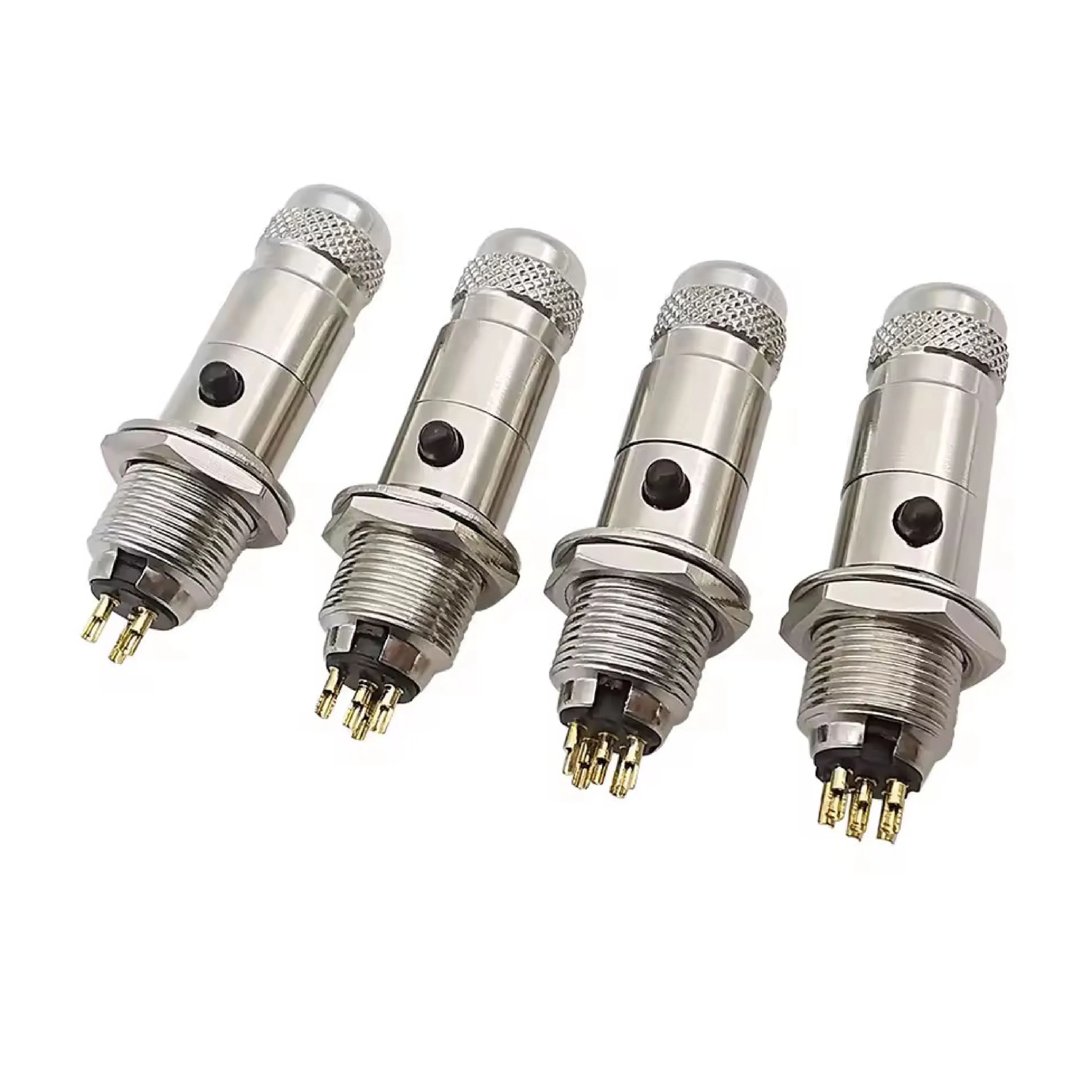 2Pcs XLR Male Plug Chassis Panel Mount Mini Female Socket Audio Cable Solder Type Connector 3/4/5/6Pin