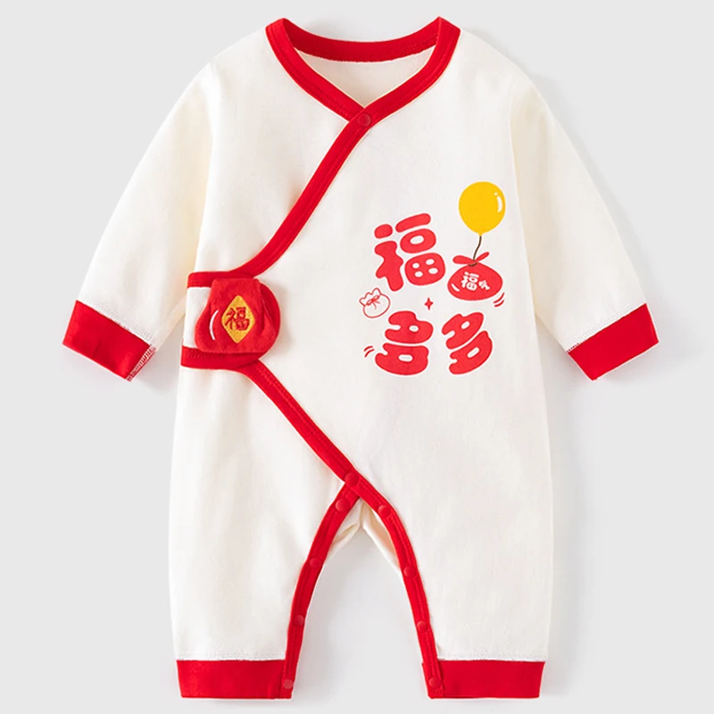 

Spring Fall Baby Boy Boutique Clothing Newborn Items Cartoon Cute Cotton Long Sleeve Romper Jumpsuits Infant Girl Clothes BC2278