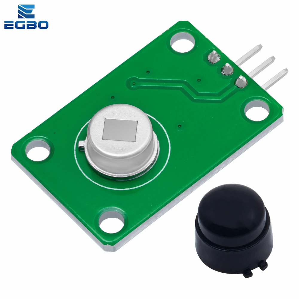 EGBO Pyroelectric Infrared Sensor for Arduino MCU Board Module, Human Body Detecting, PIR Motion Sensor, 120 Degree