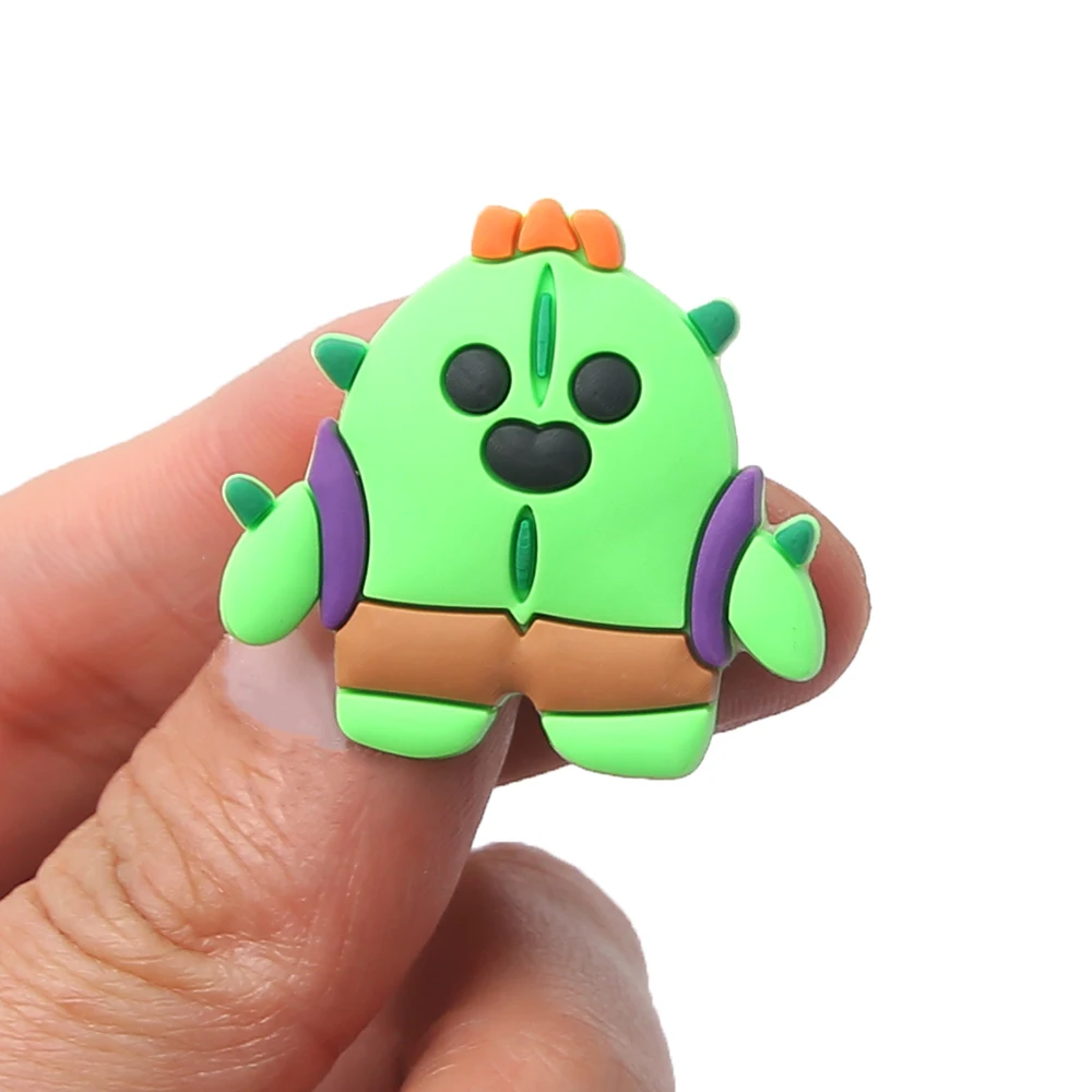 New Product 1-8Pcs Shoe Charms Game Cartoon Shoe Decoration Accessories for Clogs Fit Wristband Kids School Party Gift - view 6
