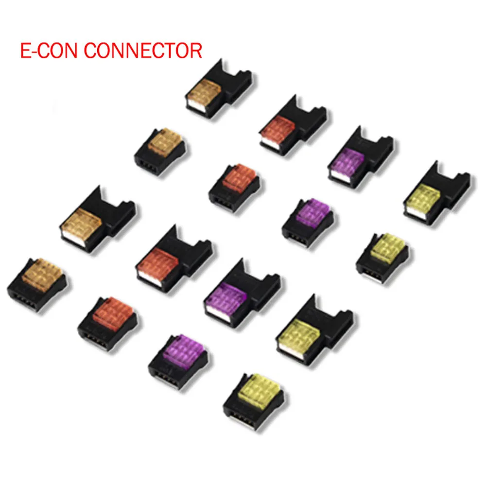 5 pcs E-CON Replacement 3Ms series Crimp APS Connector 3/4 pole photoelectric sensor connector replacement 37103/37104