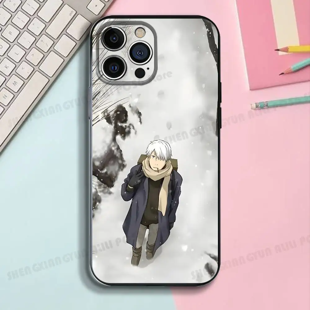 Anime Mushishi Silicone Phone Case For IPhone 17,16,15,14,13,12 X XS Plus Pro Max SE Shockproof Soft Cover view 6