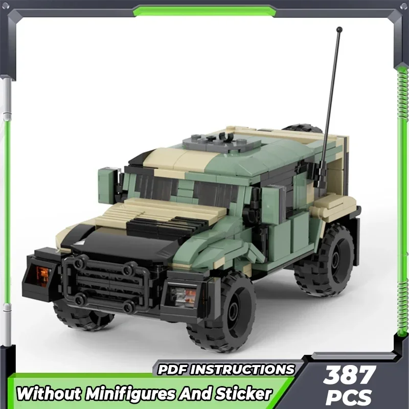 Moc Building Bricks Military Model Hawkei Land Explorer VehicleTechnology Modular Blocks Gifts Christmas Toys DIY Sets Assembly