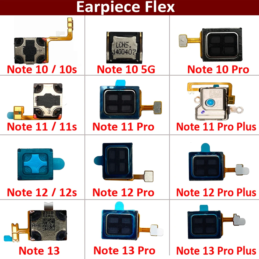 

Новый динамик для наушников Xiaomi Redmi Note 9 9s 10 10s 11 11s 12 12s 13 Pro Plus 4G 5G Наушники с верхним приемником