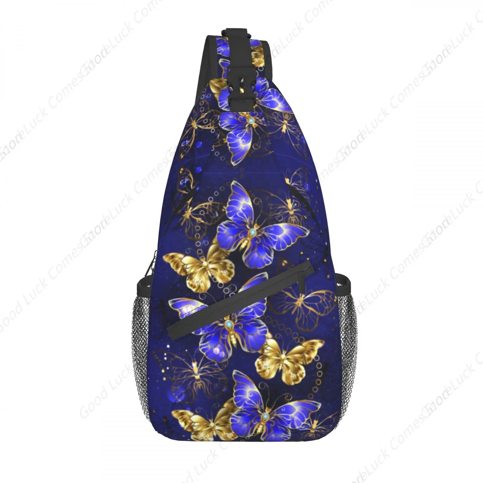 

Shiny Butterfly Bag Crossbody Bags Trendy Sling Backpack Chest Shoulder Bag Gym Cycling Travel Hiking