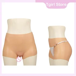 Tgirl Big Hips Silicone Pants S/M/L Size Pantsies Butt Tummy Control Shapewear Fake Buttocks for Cosplay