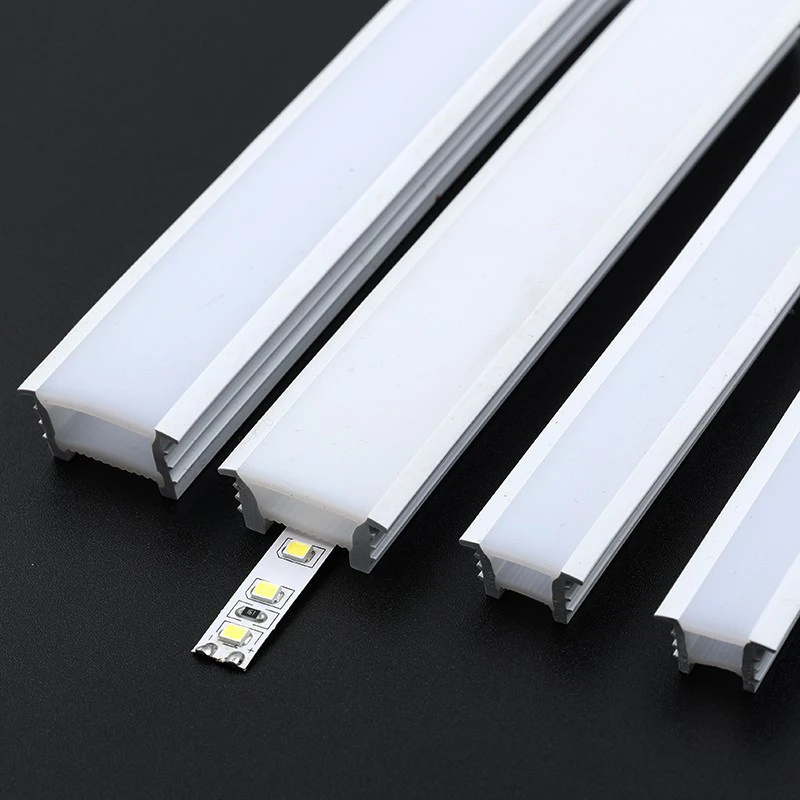 Tubo de cuerda de neón empotrado, Canal Led Flexible para tira de luces de techo interior, decoración de pared, cinta de luces de silicona, 5050,