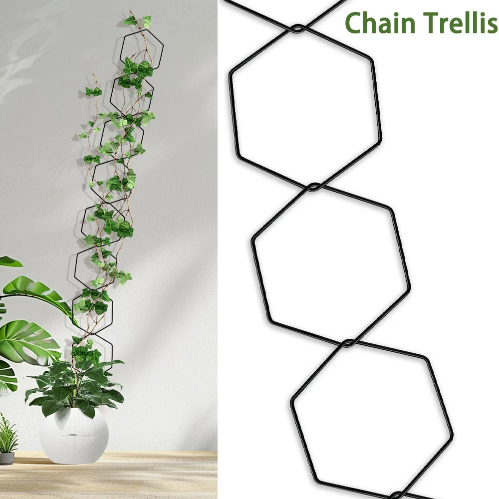 

Chain Trellis Plant Climbing Trellis Garden Wall Trellis Waterproof Plant Vine Support Versatile House Planting Accessories