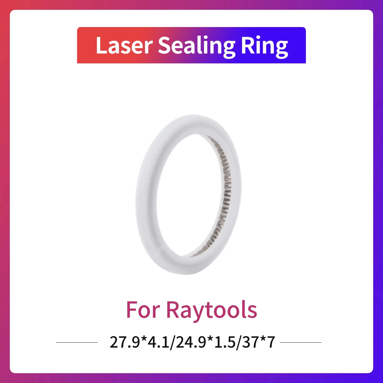 Уплотнительное кольцо для лазерной головки Raytools 24,9x1,5 27,9x4,1 37x7, уплотнительное кольцо шайбы для Raytools BT210/BT240S/BM109/BM114