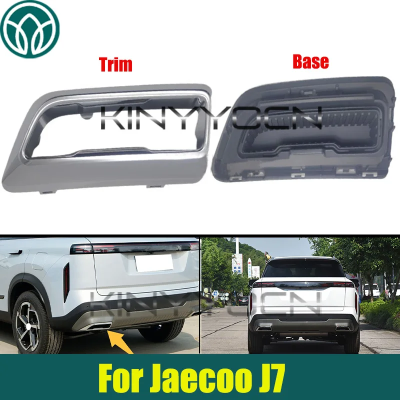 

Car Rear Exhaust Pipe Throat Trim Cover For Jaecoo J7 Rear Bumper Trim Frame