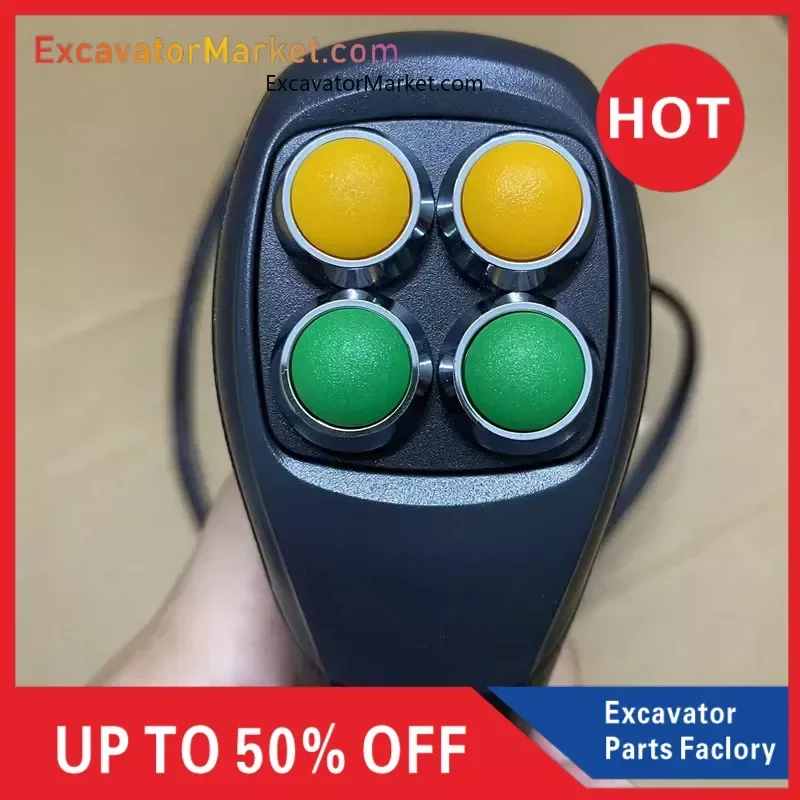 

4-button grab handle wheel excavator modified with high-end high-quality wood grab iron grab wood steel control lever