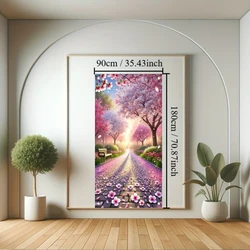 Cherry blossom gate banners, gardens, rooms - Hang banners for spring, summer, fall, winter seasonal decorations