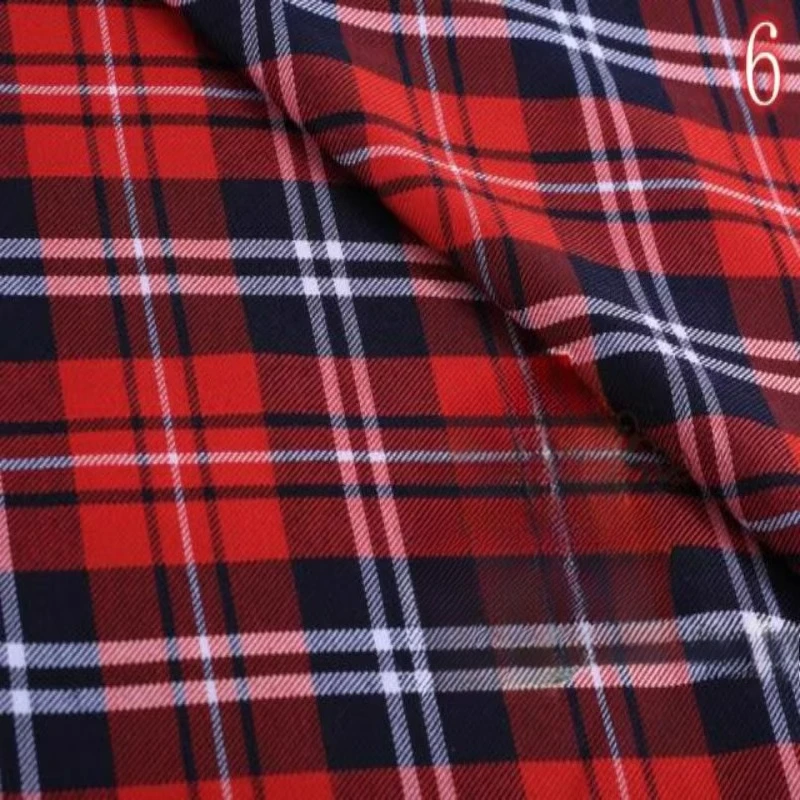 الاسكتلندية منقوشة النسيج المفروشات الناعمة بالمتر للتطريز التنانير السراويل الملابس المدرسية مفارش المائدة Diy بها بنفسك الخياطة القماش النسيج #2