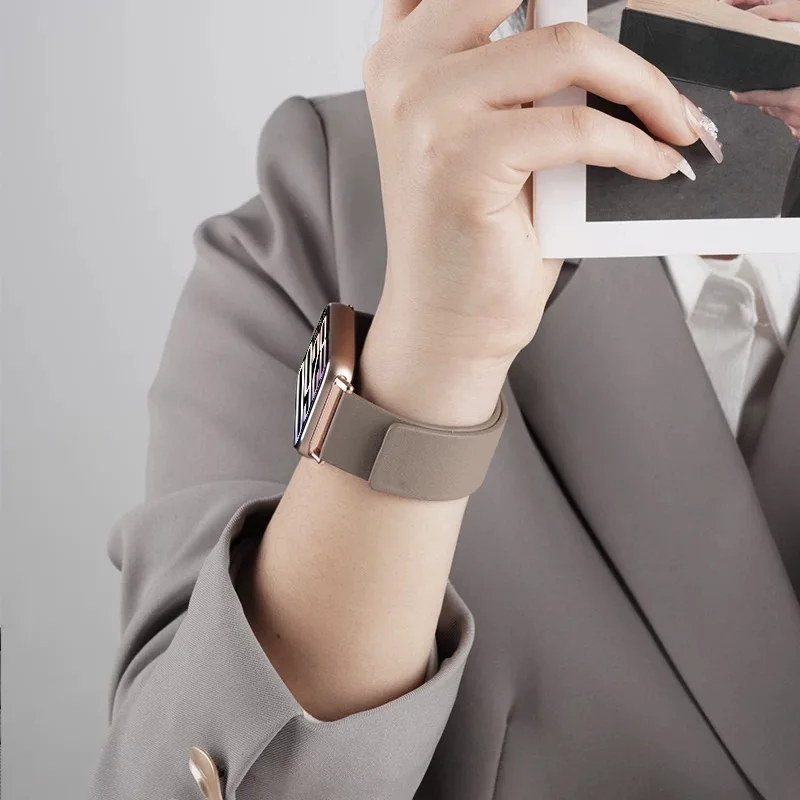 حزام مغناطيسي لساعة Honor 5 حزام ساعة أنيق لساعة Honor watch5 Correa سوار معصم للنساء والرجال حزام رياضي