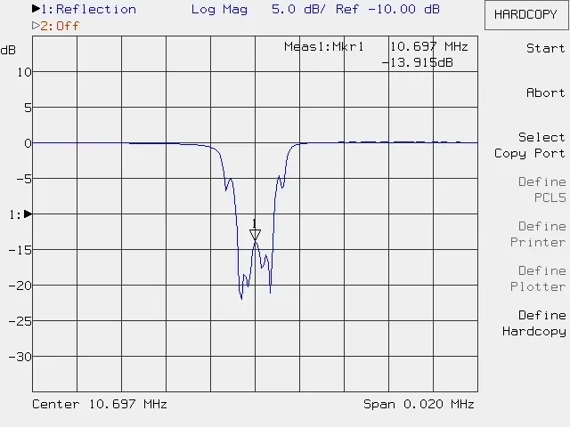 10.7MHz Single Sideband Filter Crystal  SSB CW  Cohn