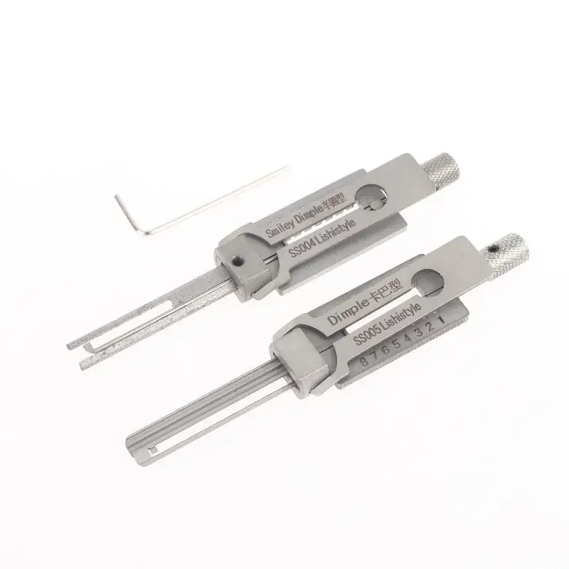SS004 SS005 NEUES 2-in-1 Ziviles Schlossöffnungs- und Decoder-Set für professionelle Schlosser zum Öffnen von Zylindern – Detail 4
