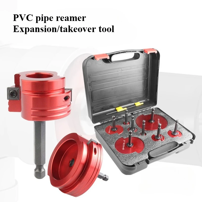 

PVC Pipe Reamer Water Pipe Joint Tool 8pcs/set Expansion Knife PVC Pipe Reamer