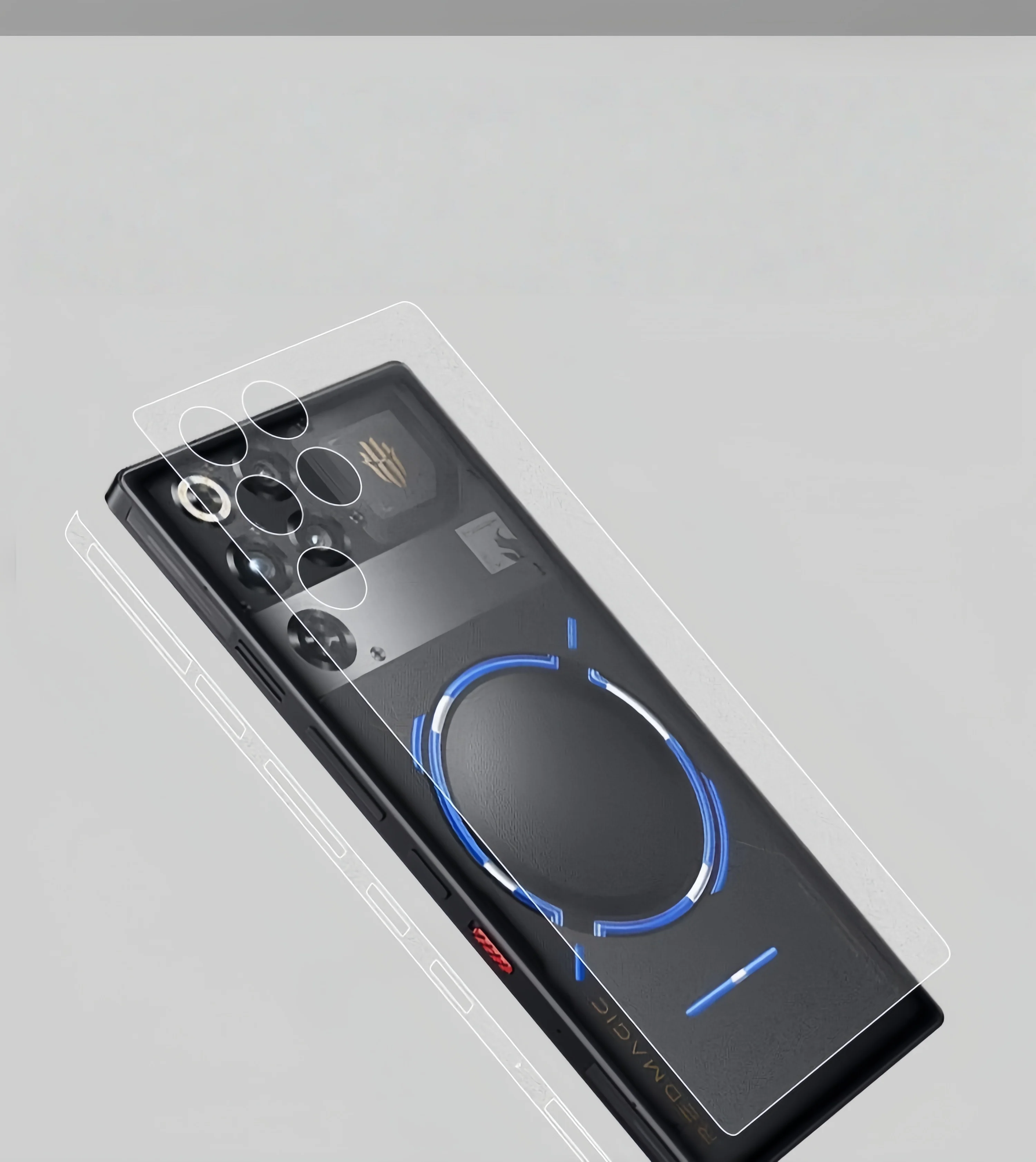 Transparent Decal Skin for ZTE Nubia Red Magic 11 10 9 Pro 10Air Screen Protector Film Cover Camouflage Wrap Case Matte Sticker